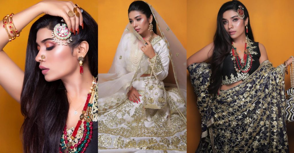 Mahi Baloch Sizzles In Her Latest Bridal Shoot