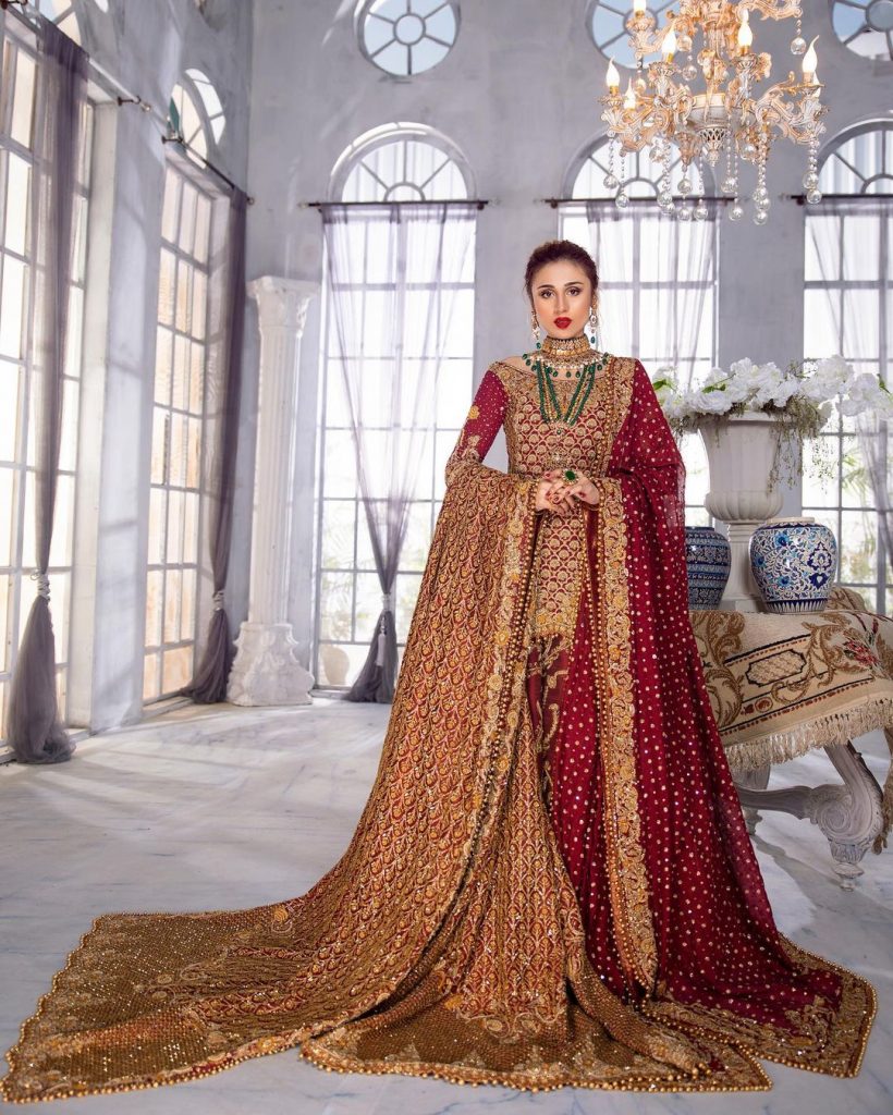 Lovely Photos of Mashal Khan in Bridal Wears
