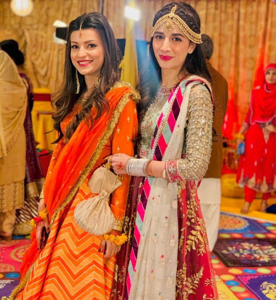 Mawra Hocane Looked Ethereal In Red Saree At A Friend's Wedding