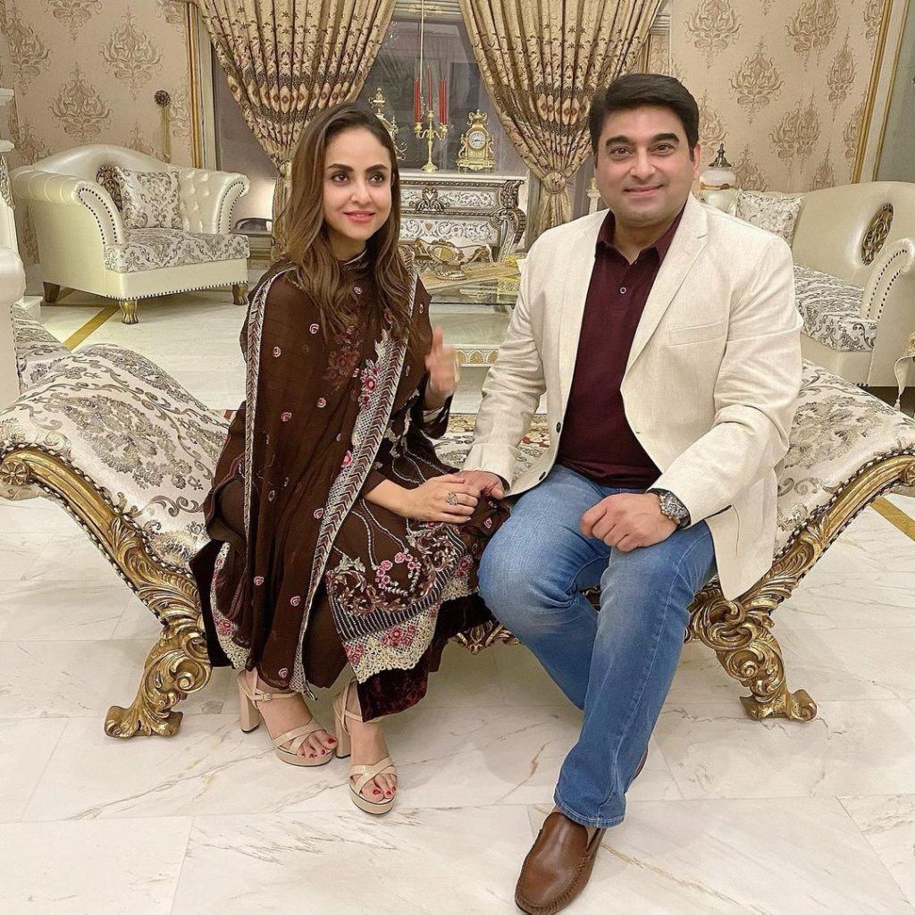 Javeria Saud Hosts A Dinner For The Newly Married Couple Nadia Khan And Faisal Mumtaz Rao