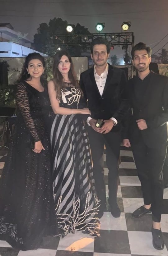 Nadia Khan Spotted At Dr Wajahat's Wedding Anniversary