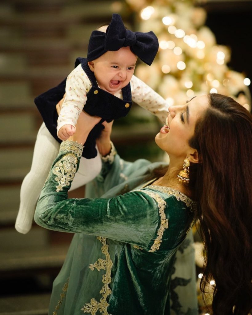Cute Pictures Of Maya Ali With Kids