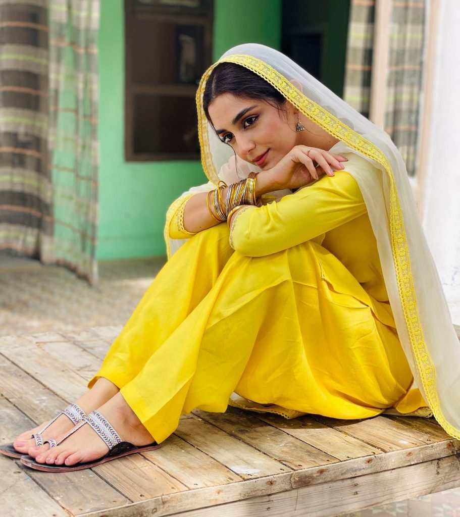 Vibrant Photos of Maya Ali in Yellow Dresses