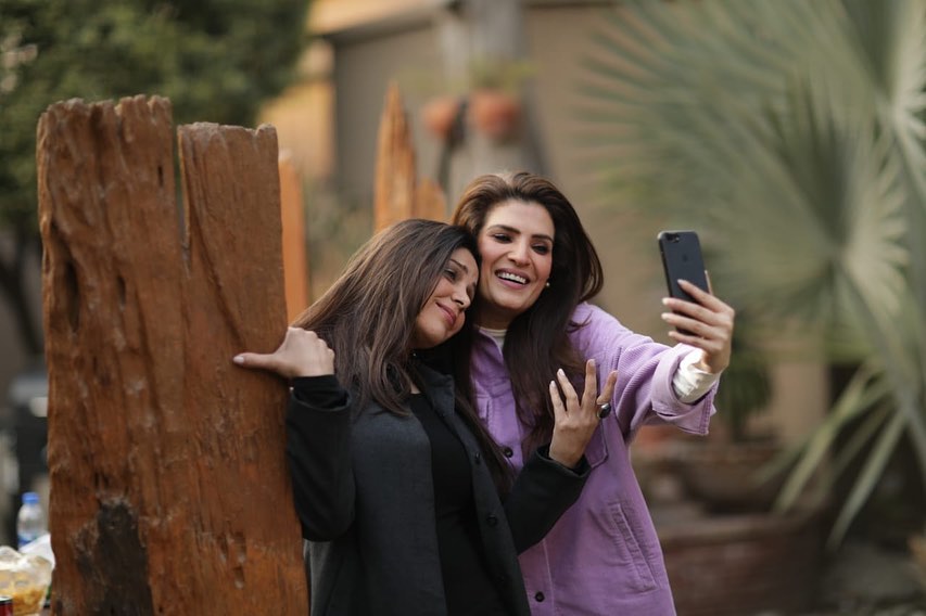 Resham Khan And Hadiqa Kiani Spotted Spending Some Quality Time Together