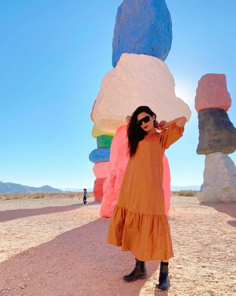 Sadia Ghaffar Vacationing In USA
