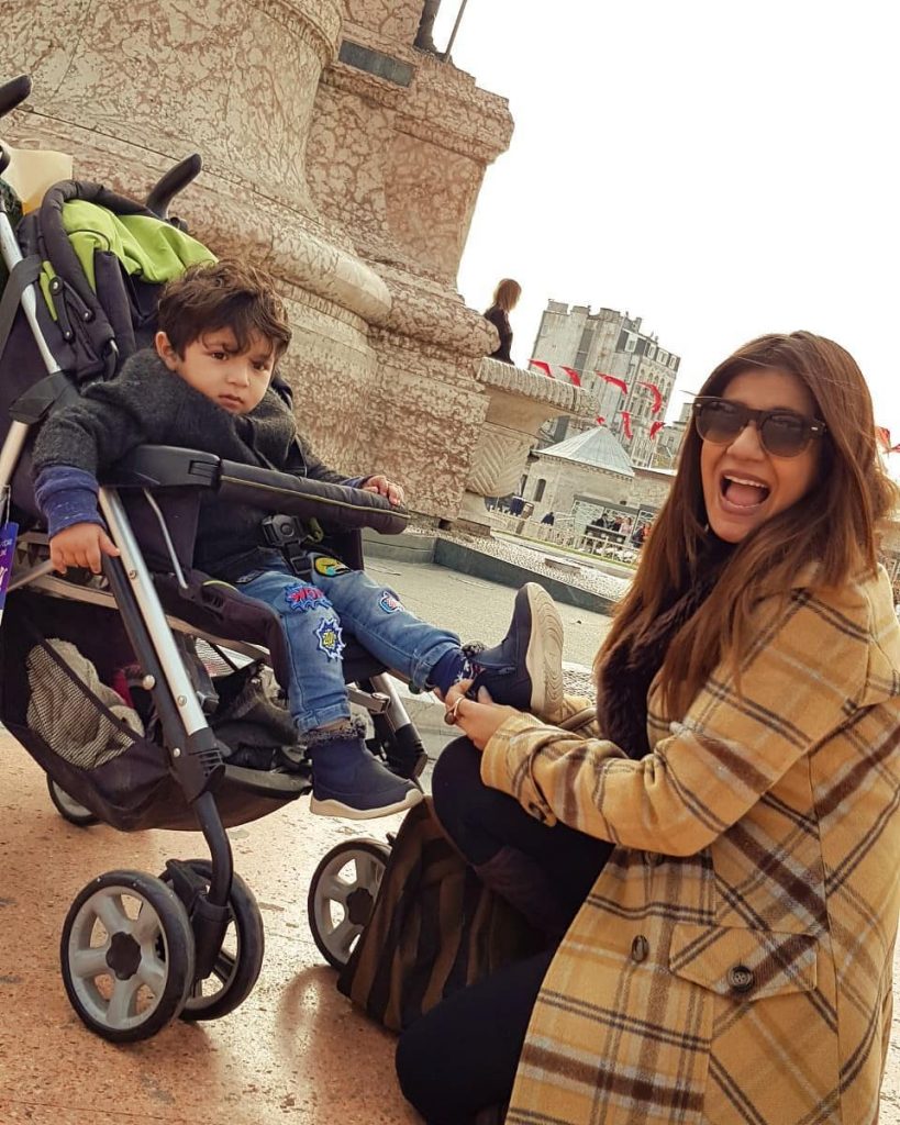 Lovely Family Photos of Fahad Mustafa and Sana Fahad