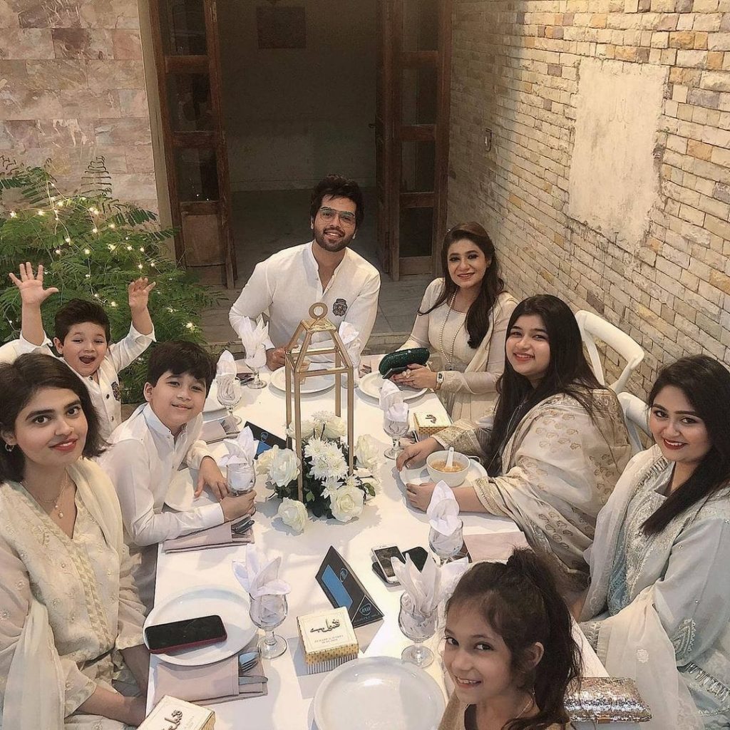 Lovely Family Photos of Fahad Mustafa and Sana Fahad