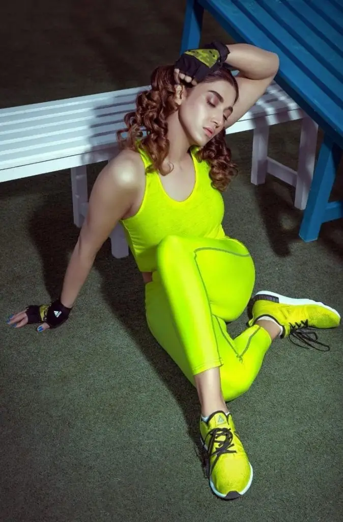 Celebrities Shining Bright in Neon Outfits