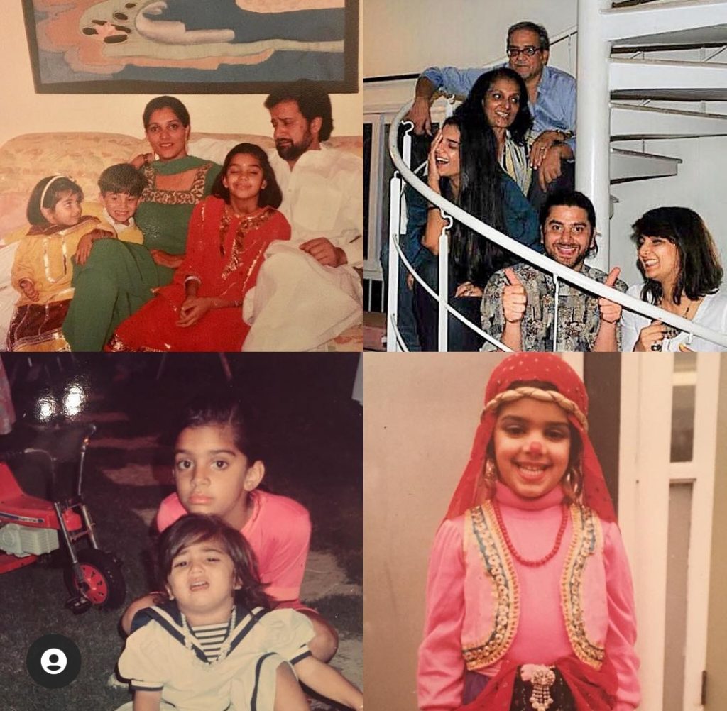 Sanam Saeed Unseen Family Pictures