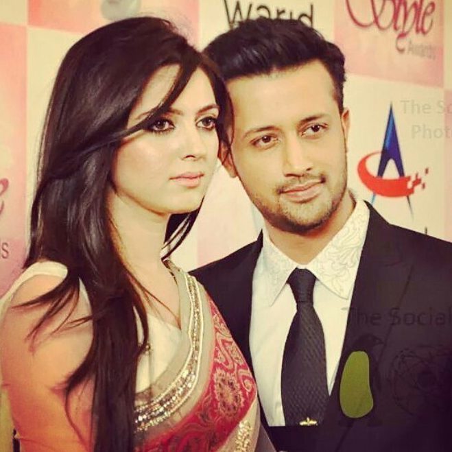 50 Sweetest Pictures of Atif Aslam With Beautiful Wife