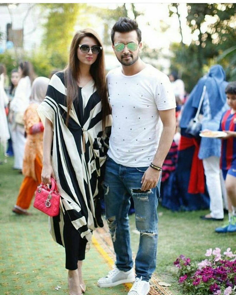 50 Sweetest Pictures of Atif Aslam With Beautiful Wife