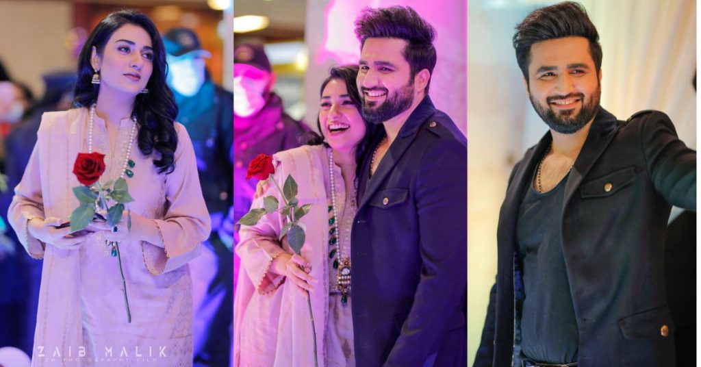 Sarah Khan And Falak Shabbir Spotted At A Store Launch In Islamabad