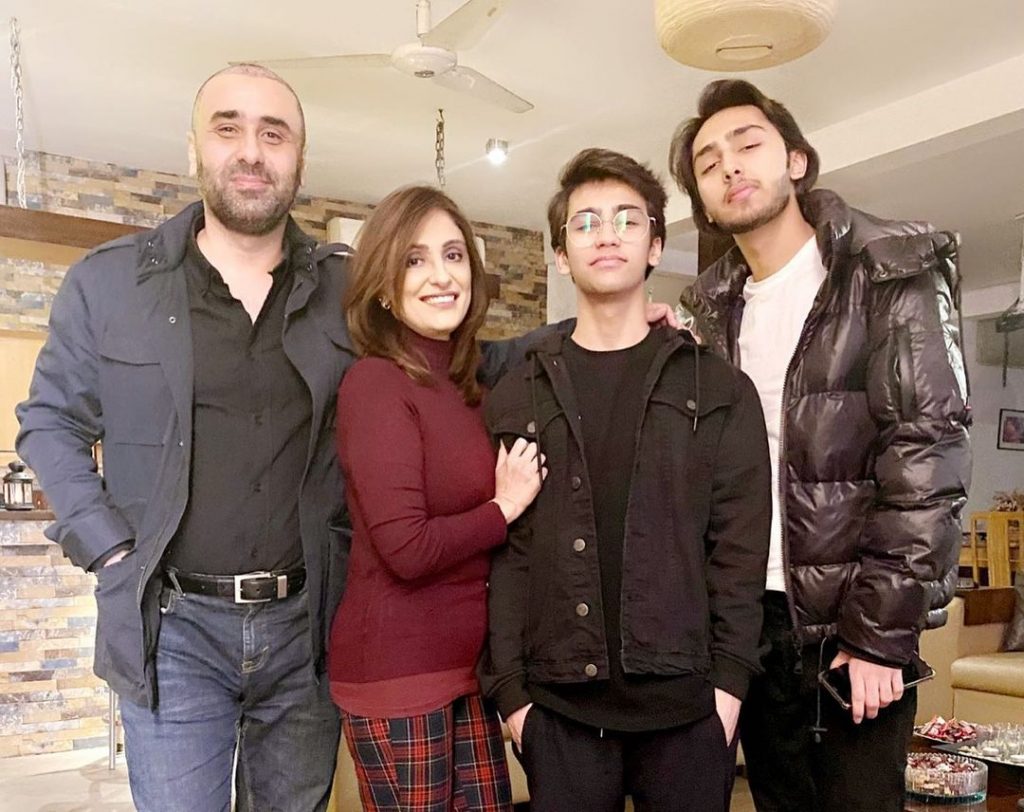 Hania Amir And Shahzad Sheikh Spotted At A New Year Party