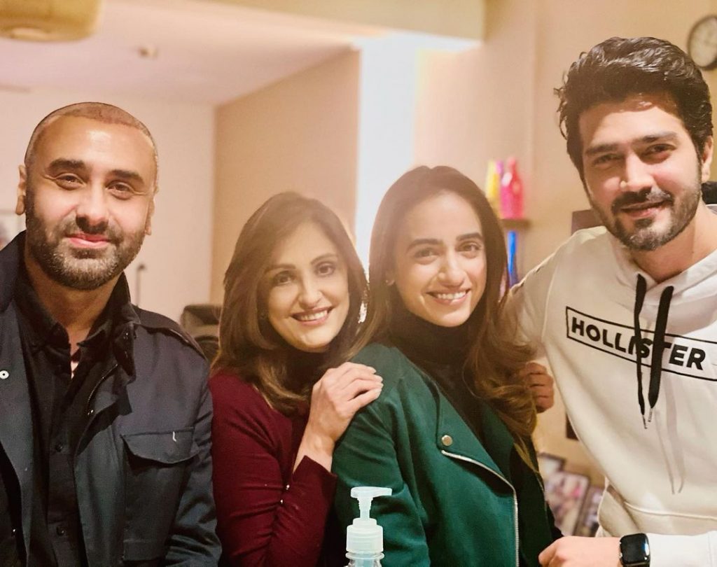 Hania Amir And Shahzad Sheikh Spotted At A New Year Party