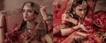 Sumbul Iqbal's Bridal Shoot in Traditional Look