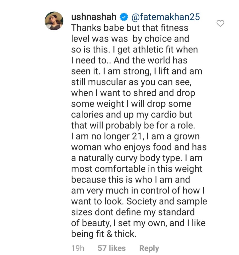Ushna Shah Has Her Own Beauty Standards