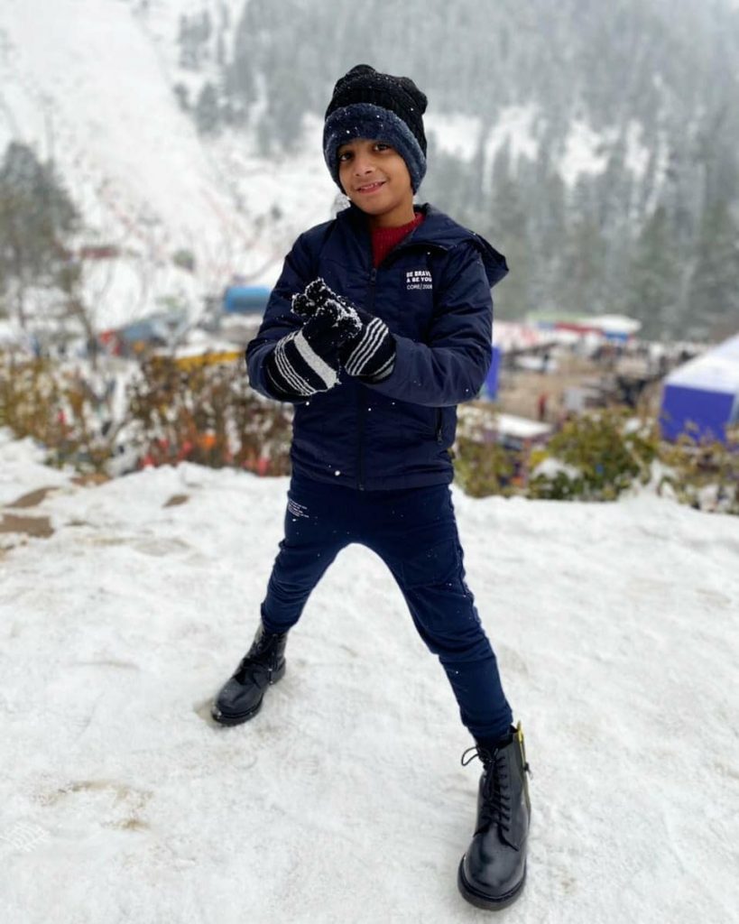 Waseem Badami Vacationing In Malam Jabba With His Son