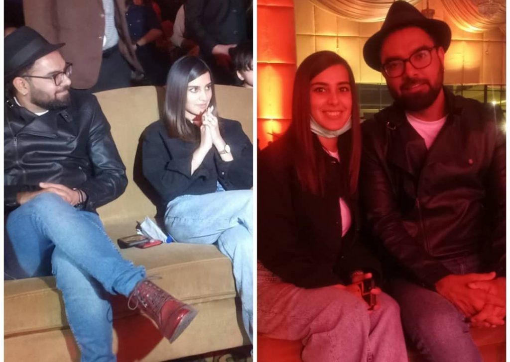 Iqra Aziz and Yasir Hussain Spotted at Chaudhry's Teaser Launch