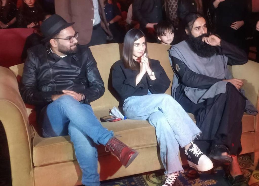 Iqra Aziz and Yasir Hussain Spotted at Chaudhry's Teaser Launch