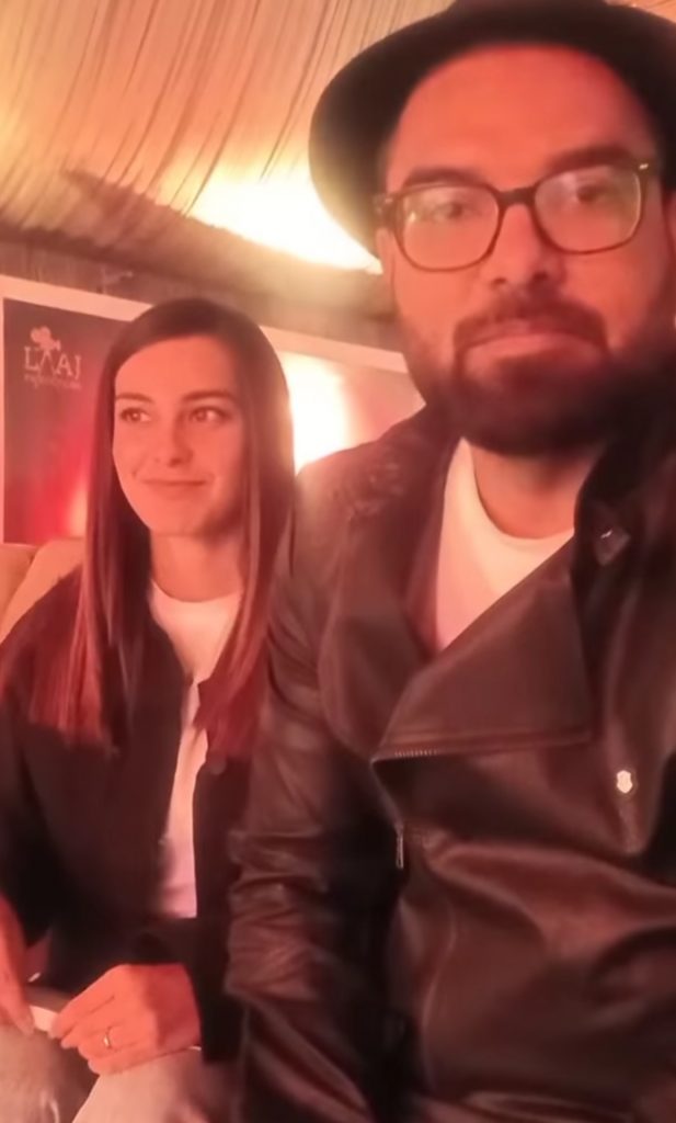 Iqra Aziz and Yasir Hussain Spotted at Chaudhry's Teaser Launch