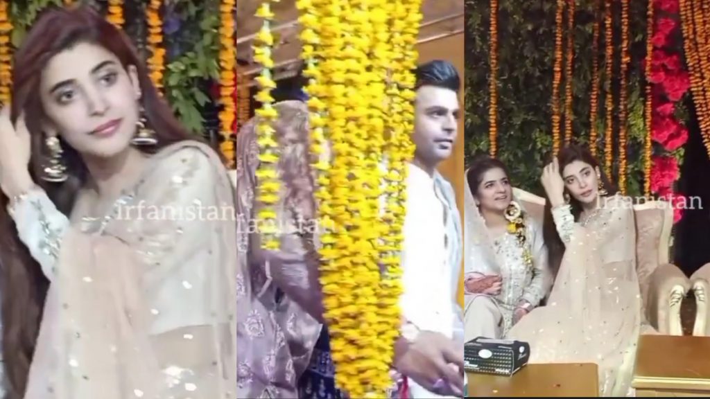 Urwa And Farhan Spotted in Qasim Ali Mureed Mehndi