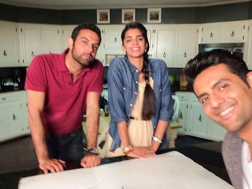 Mohib Mirza and Sanam Saeed Pictures Together