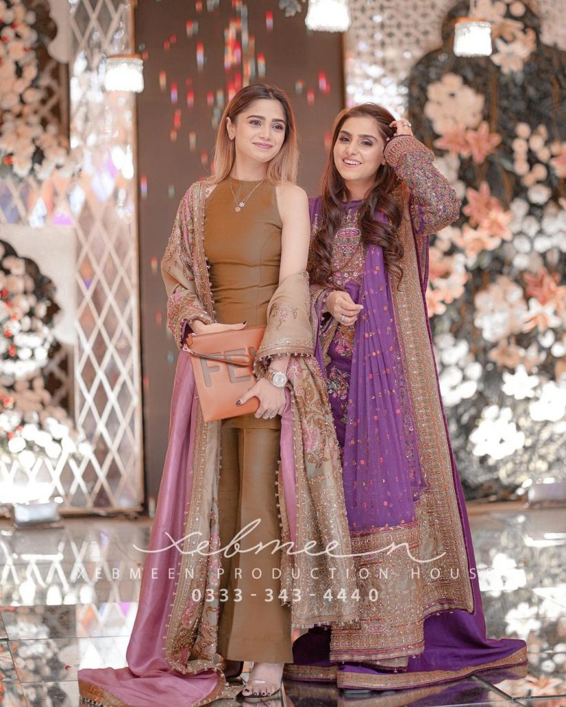 Aima Baig And Komal Baig Spotted At Shahbaz Shigri's Sister's Wedding