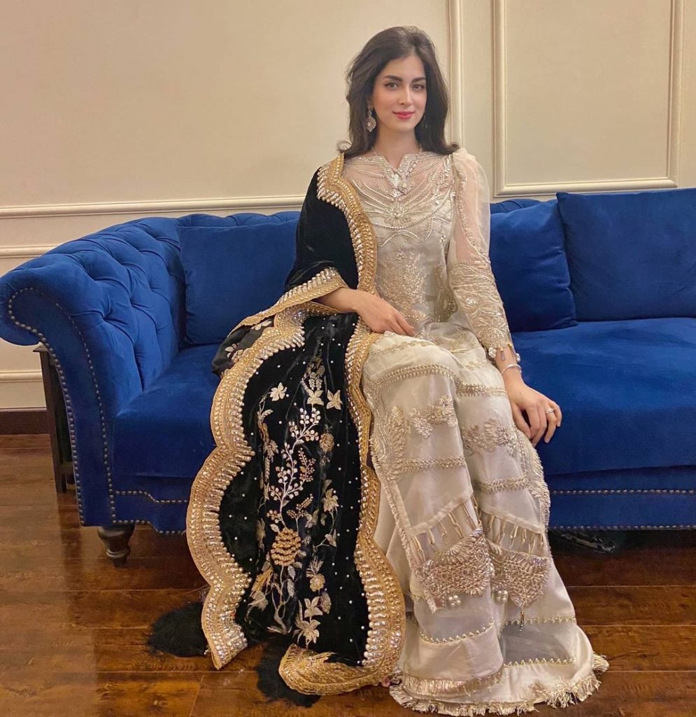 Aisam-ul-Haq's Wife Looks Exquisite In Shiza Hassan Luxury Pret