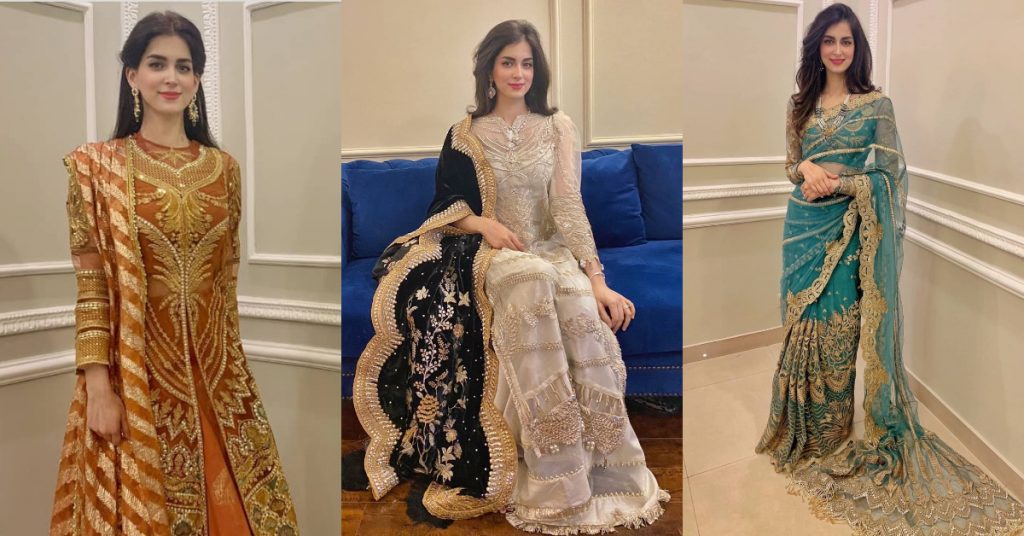 Aisam-ul-Haq's Wife Looks Exquisite In Shiza Hassan Luxury Pret