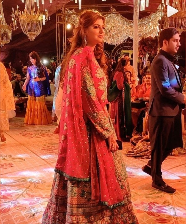 Anam Goher Spotted At Her Brother's Wedding