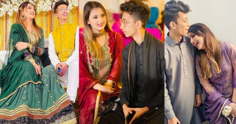 Asad And Nimra Enjoying At A Wedding Event