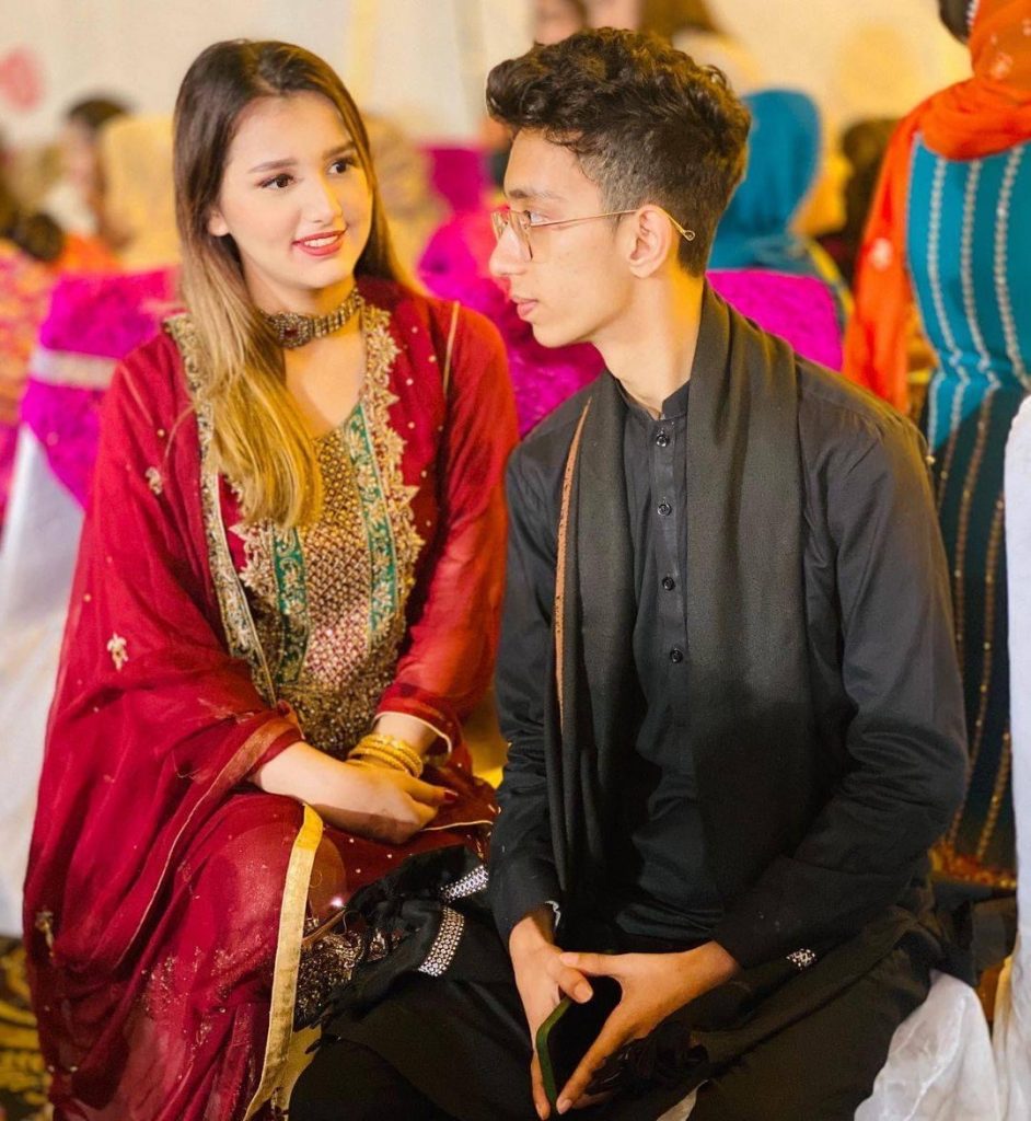 Asad And Nimra Enjoying At A Wedding Event