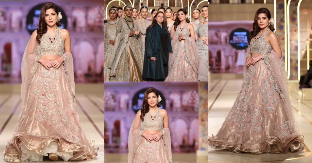 Ayesha Omar Walked The Ramp For Faiza Rehman At BCW Day 2