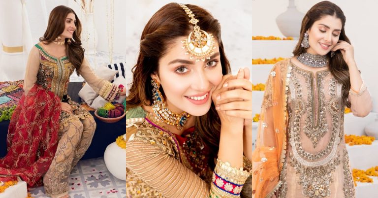 Ayeza Khan Looking Ethereal Wearing Gorgeous Luxury Ensembles