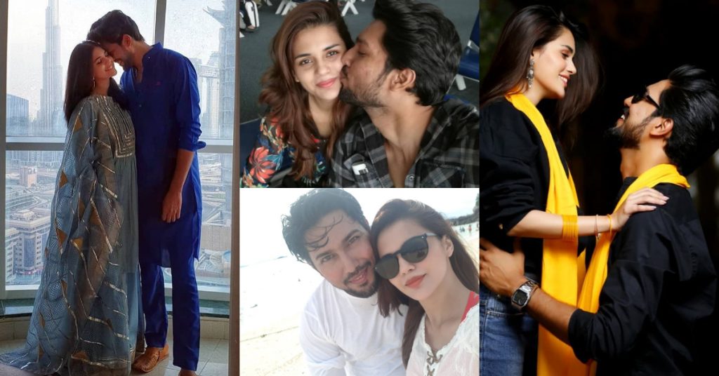 Adorable Pictures Of Celebrity Couple Faiza Ashfaq And Danish Hayat