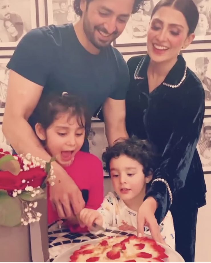 Danish Taimoor Celebrated His Birthday With Family | Reviewit.pk