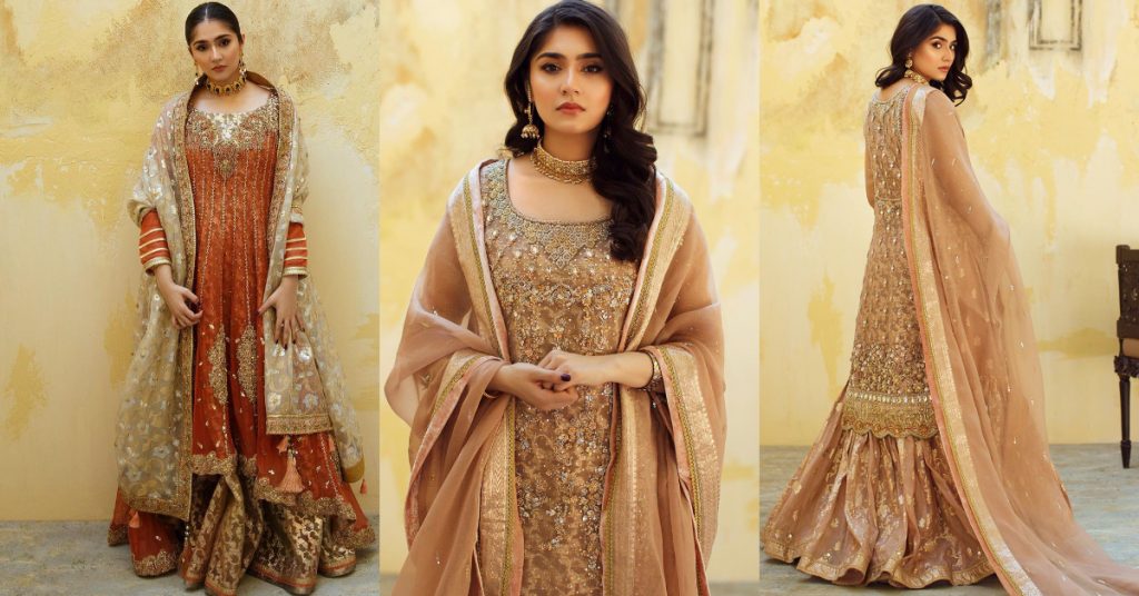 Dur-e-fishan Saleem Looking Ethereal In Uzma Babar's Ensembles