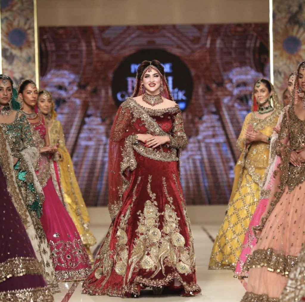 Fiza Ali Looked Gorgeous At Bridal Couture Week Day2