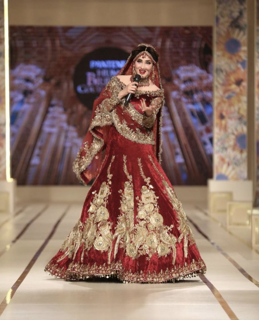 Fiza Ali Looked Gorgeous At Bridal Couture Week Day2