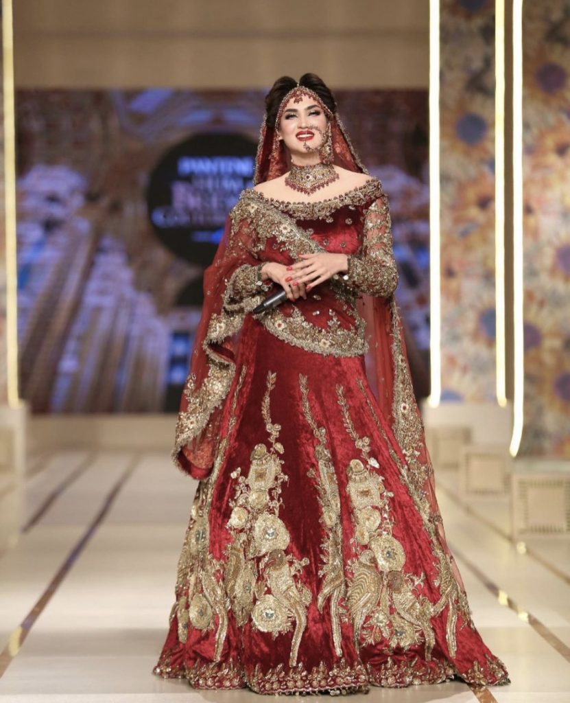 Fiza Ali Looked Gorgeous At Bridal Couture Week Day2