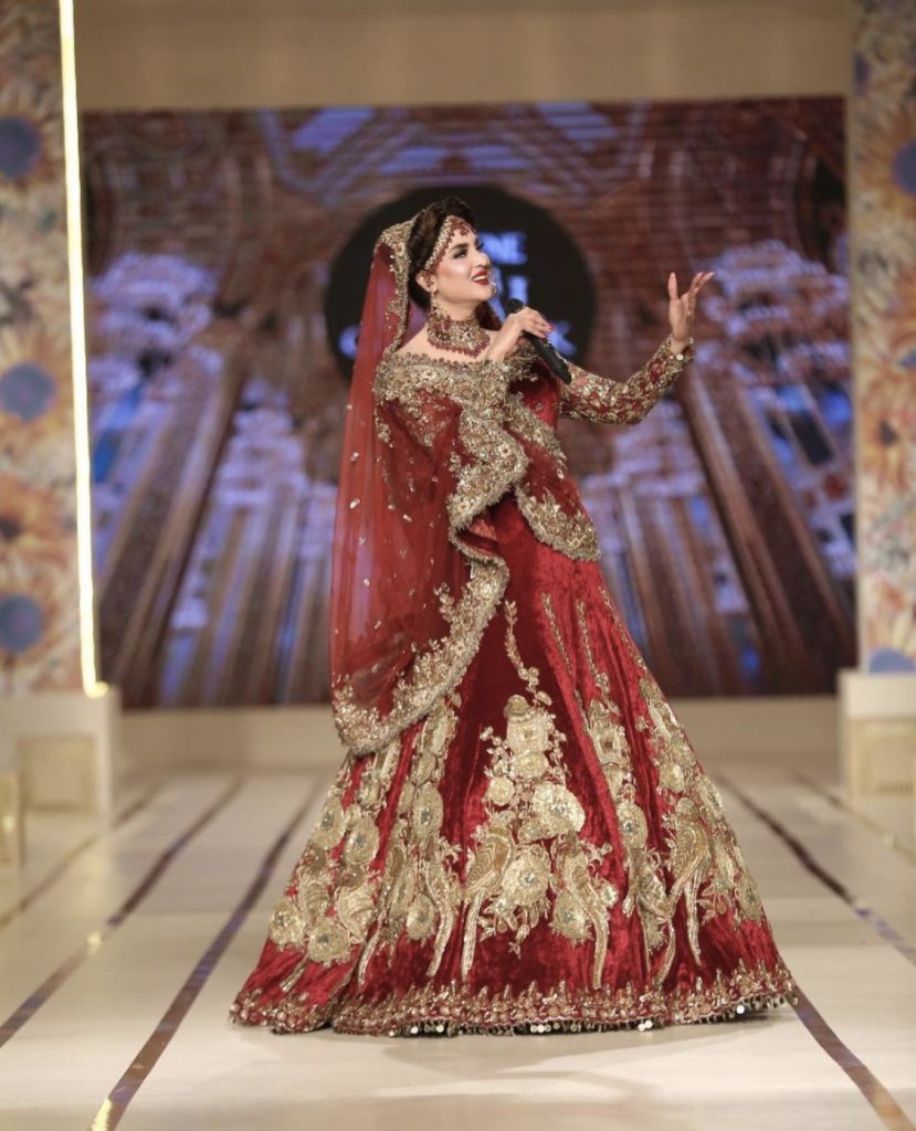 Fiza Ali Looked Gorgeous At Bridal Couture Week Day2