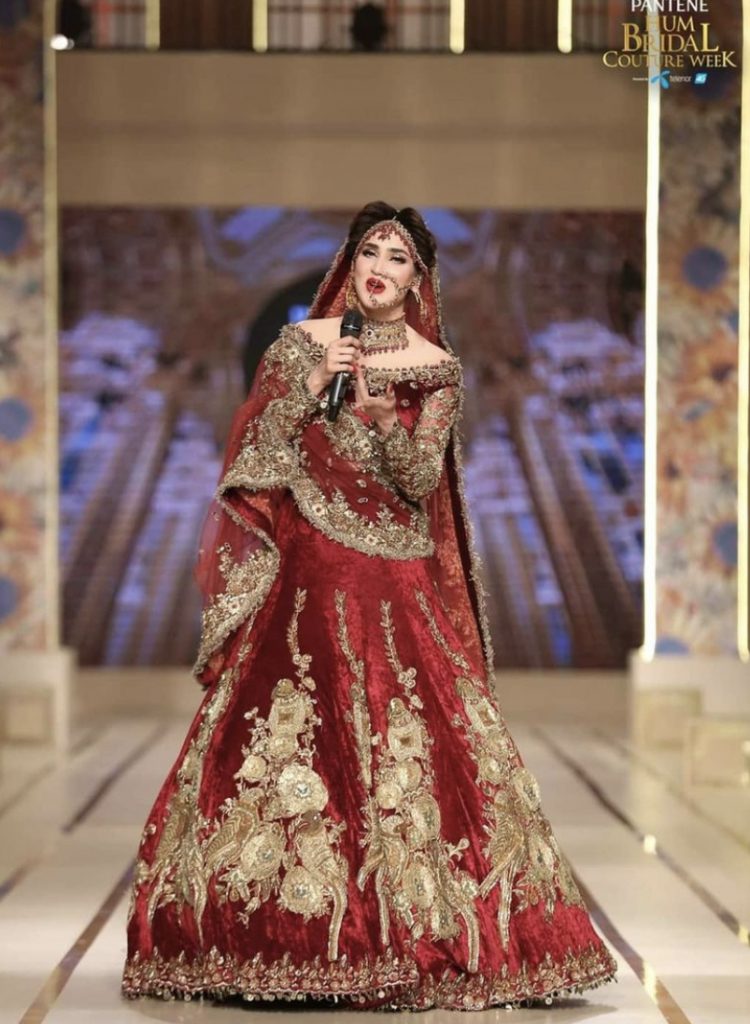 Fiza Ali Looked Gorgeous At Bridal Couture Week Day2