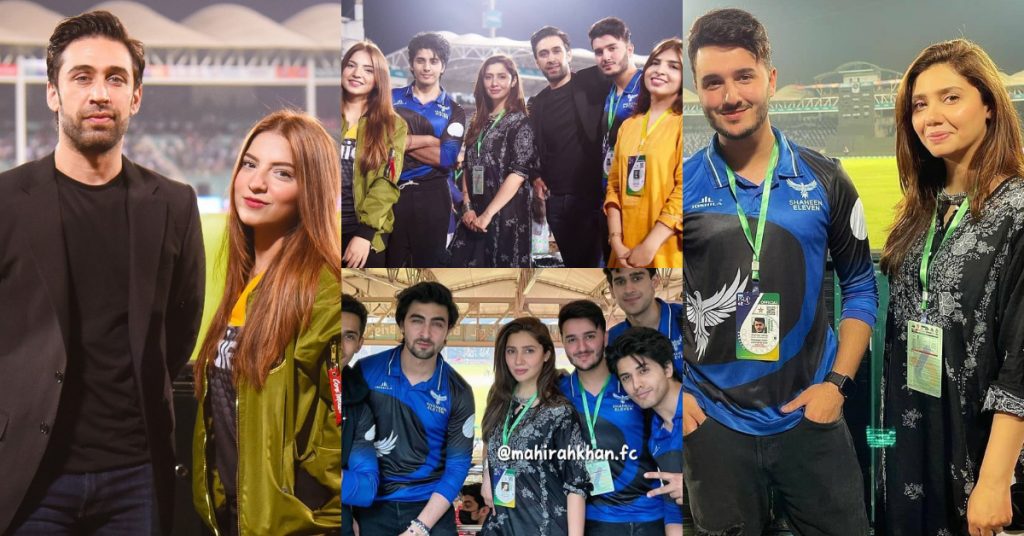 Celebrities Spotted Cheering For Their Favourite Team In PSL 6