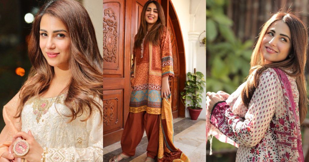 Decent Photos of Ushna Shah in Eastern Wears