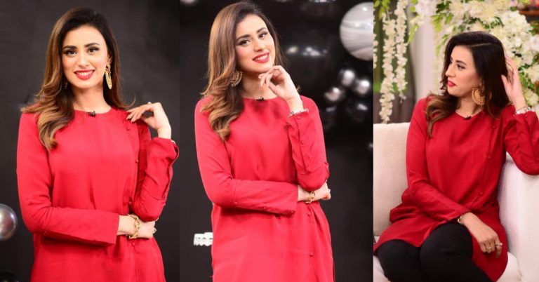 Madiha Naqvi Gorgeous Pictures from Good Morning Pakistan