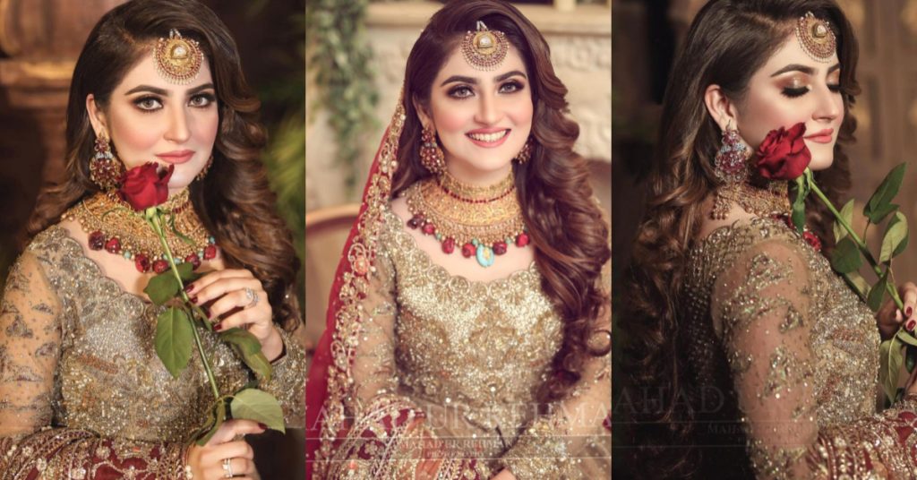 Hiba Bukhari Beautiful Bridal Shoot