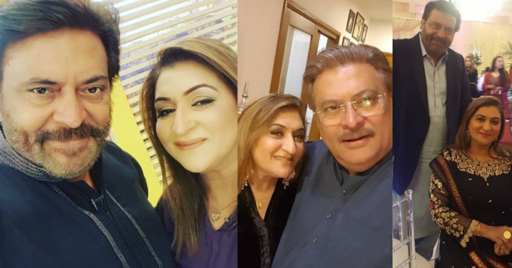 Shabbir Jan Pictures With Wife Farida Shabbir