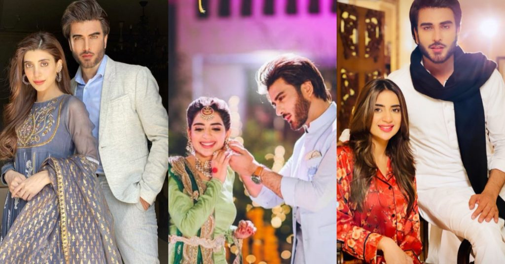 Imran Abbas , Urwa and Saboor 's Pictures From Upcoming Drama