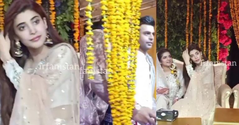 Urwa And Farhan Spotted in Qasim Ali Mureed Mehndi