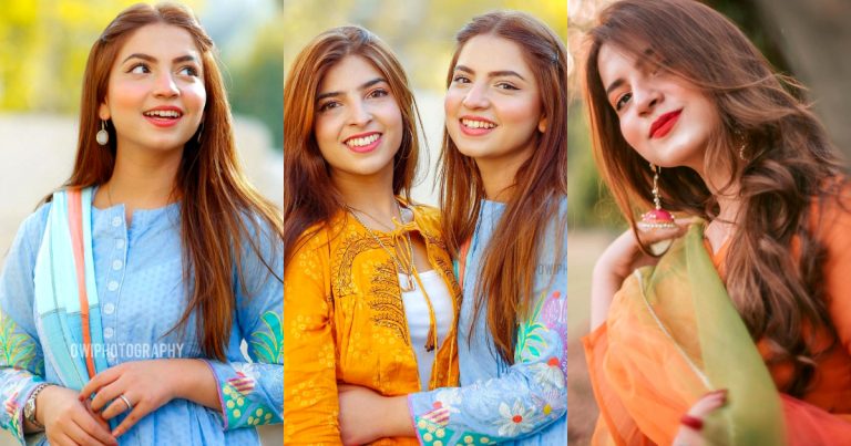 Viral Girl Dananeer with her Sister Nafayal – Photoshoot